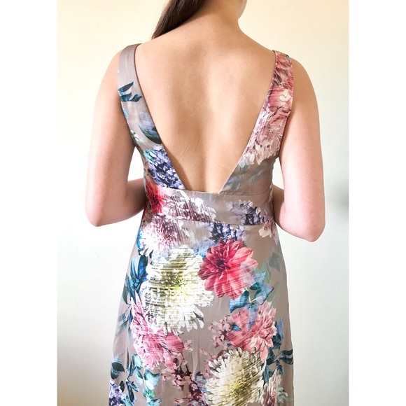 NWT 🌸 Floral Silky Dress - Picture 7 of 8